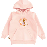 Hoodie mit Katze in zartrosa - The Baltic Shop