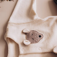 Jacke aus Bio Baumwolle mit Maus Stickerei - The Baltic Shop