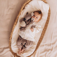 Jacke aus Bio Baumwolle mit Maus Stickerei - The Baltic Shop