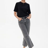 Jeans LA PARISIENNE in rauchgrau - The Baltic Shop