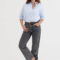 Jeans LA PARISIENNE in rauchgrau - The Baltic Shop