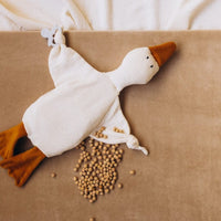 Kirschkernkissen Gans aus Bio Baumwolle - The Baltic Shop