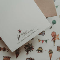 Klappkarte - Hase auf Motorrad - The Baltic Shop