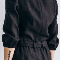 Klassische Hose mit Gürtel "Nora" - The Baltic Shop