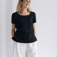 Klassischer Leinentop "Elin" - The Baltic Shop