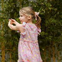 Kleid mit Blumenmuster für Mädchen in 2 Farben - The Baltic Shop