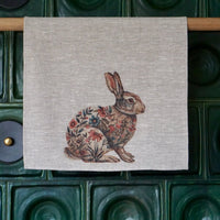 Küchentuch aus 100% Leinen mit Hasenmuster - The Baltic Shop