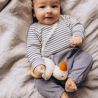 Langarm Wickelbody aus Bio Baumwolle in 4 Farben - The Baltic Shop