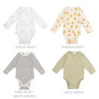 Langarmbody aus Bio Baumwolle in 3 Farben - The Baltic Shop