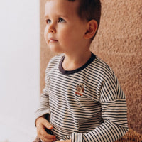 Langarmshirt Kinder aus Bio-Baumwolle | Eule - The Baltic Shop