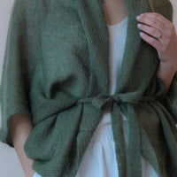 Leichte Rundjacke aus Kid Mohair & Seide - The Baltic Shop