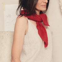 Leinen Schal - Malve - The Baltic Shop