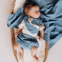 Schnuller Clip aus Musselin in 5 Farben