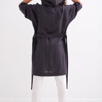 Mantel mit Kapuze aus Leinen in 3 Farben - The Baltic Shop