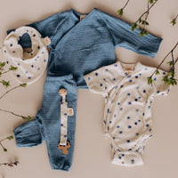 Musselin Wrap Jacke aus Bio Baumwolle in 3 Farben - The Baltic Shop