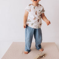 Musselinhose für Kids in Blau - The Baltic Shop