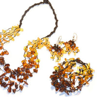 Ohrringe aus Baltischen Bernstein in Regenbogen Farben - The Baltic Shop