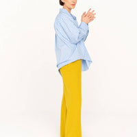 Oversize Hemd aus Baumwolle in Blau - 'PORTO' - The Baltic Shop