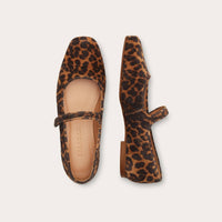 Pass Ballerinas mit Muster aus Samt - The Baltic Shop