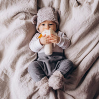 PLÜSCHMÜTZE MIT FUTTER AUS MERINOWOLLE IN 3 FARBEN - The Baltic Shop