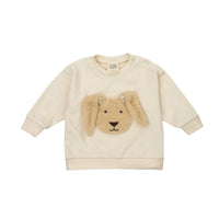 Pullover aus Bio Baumwolle mit Hasenmotiv - The Baltic Shop