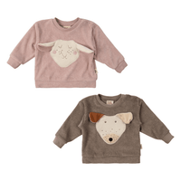 Pullover aus Bio Baumwolle mit Hund oder Schaf Motiv - The Baltic Shop
