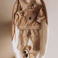 Pullover mit Bär aus Bio Baumwolle in 3 Farben - The Baltic Shop