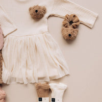 Scrunchy mit Teddy in 2 Farben - The Baltic Shop