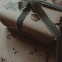 Set aus 3 Stück Weihnachtsdekorationen, Kraft - Geschenkpapier - The Baltic Shop