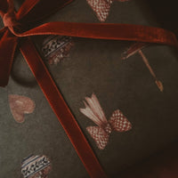 Set aus 3 Stück Weihnachtsstimmung Kraft Geschenkpapier - The Baltic Shop