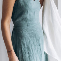 Sommerlicher Kleid aus Leinen "Liga" - The Baltic Shop