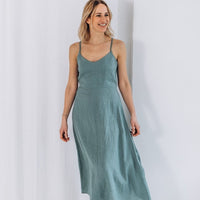 Sommerlicher Kleid aus Leinen "Liga" - The Baltic Shop