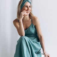 Sommerlicher Kleid aus Leinen "Liga" - The Baltic Shop