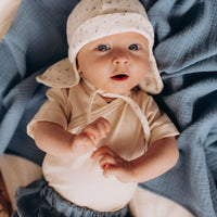 Sonnenhut aus Bio Musselin in 2 Farben - The Baltic Shop