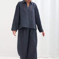 Weite Leinenhose "Elisa" in 4 Farben AW26