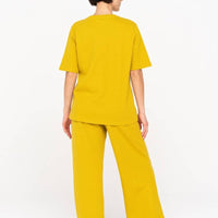 T-Shirt aus hochwertiger Baumwolle in Gelb - The Baltic Shop