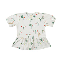 T-Shirt mit Hasen - Erdbeermotiv aus Bio Baumwolle - The Baltic Shop