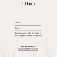 The Baltic Shop - Gutschein - The Baltic Shop