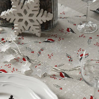 Tischläufer aus Leinen mit Weihnatsmuster - The Baltic Shop