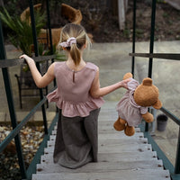 Top mit Rüschen aus Leinen in 2 Farben - The Baltic Shop