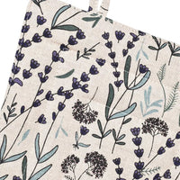 Topfuntersetzer aus Leinen mit Lavendel Motiv - The Baltic Shop