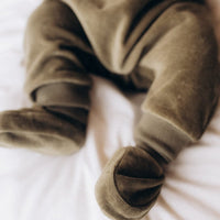 Velour Baby Schuhe aus Bio Baumwolle in 3 Farben - The Baltic Shop