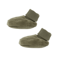 Velour Baby Schuhe aus Bio Baumwolle in 3 Farben - The Baltic Shop