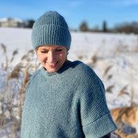 Weiche Winterhaube aus Kidmohair und Seide in viele Farben - The Baltic Shop