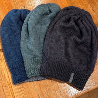 Weiche Winterhaube mit gerippten Rand - 2 Farbig - The Baltic Shop