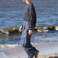 Weite Leinenhose "Elisa" in 4 Farben AW26 - The Baltic Shop