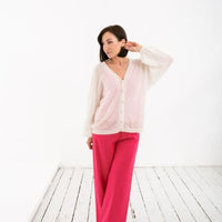 Weste aus Mohair und Seide - The Baltic Shop