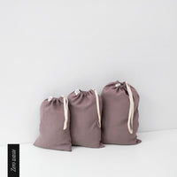 Zero Waste Leinenbeutel in 3 Größen, 3 Farben - The Baltic Shop