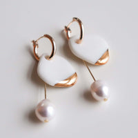 "Arp" Ohrringe aus Porzellan - The Baltic Shop