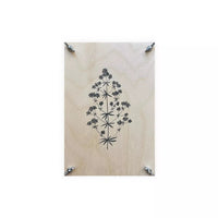 Handgemachte Blumenpresse aus Sperrholz mit Motive - The Baltic Shop